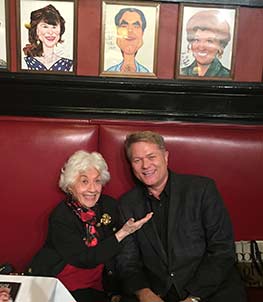 Charlotte Rae and Jim Dykes out on the town