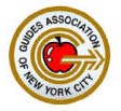 Logo for the Guides Association of NYC