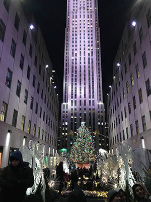 The Rockefeller Center Christmas tree