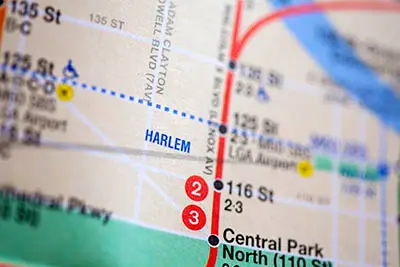 Harlem on a map